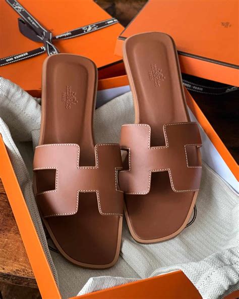 hermes sandals au|Hermes oran sandals street style.